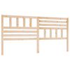 vidaXL Sengegavl 186x4x100 cm heltre furu