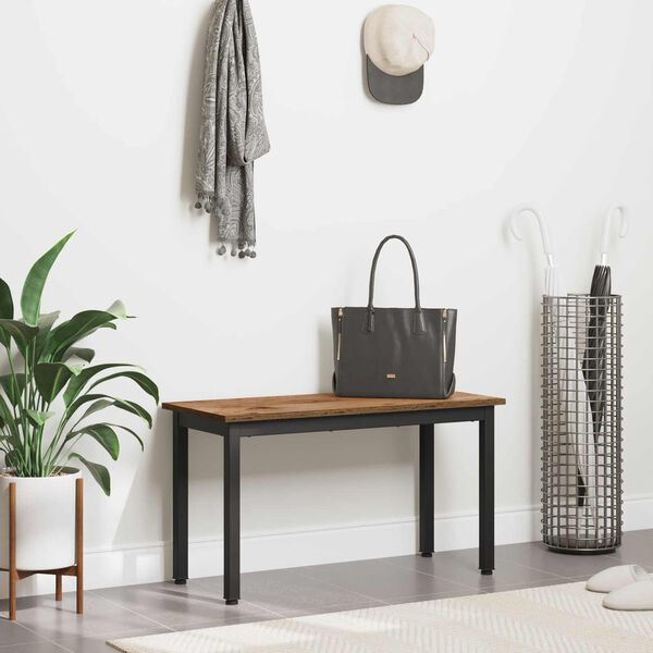 vidaXL benk Gammelt tre 80 x 35 x 45 cm Konstruert tre