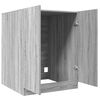 vidaXL Vaskemaskinskap grå sonoma eik 71x71,5x91,5 cm
