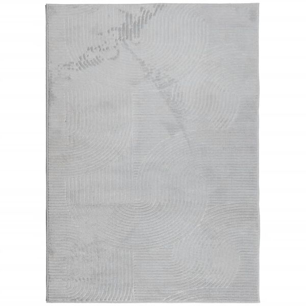 vidaXL Rug IZA kort luv skandinavisk utseende gr&aring; 200x280 cm