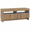 vidaXL LED TV-skap Artisan eik Konstruert tre