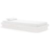 vidaXL Sengeramme hvit heltre 90x200 cm