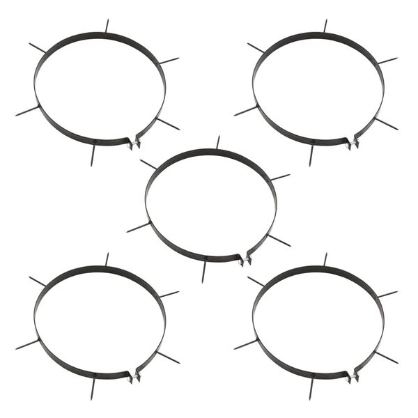 vidaXL Plenrulle med lufter svart 42 L jern og stål