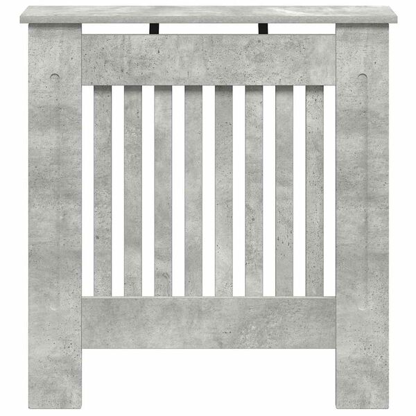 vidaXL Radiator Deksel Betonggr&aring; 78 x 19 x 81,5 cm Konstruert tre