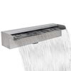 Rektangul&aelig;r foss i rustfritt st&aring;l 45 cm