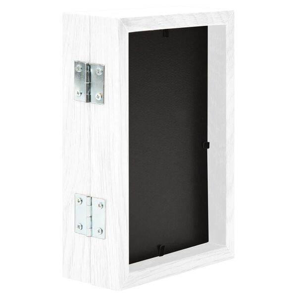 vidaXL Tofoldig fotorammekollasj hvit 2x(13x18 cm)