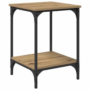 vidaXL Kaffebord Artisan Eik 40 x 40 x 55 cm Konstruert tre
