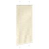 vidaXL pliss&eacute;gardin krem 60x100 cm Stoff Bredde 59,4 cm Polyester