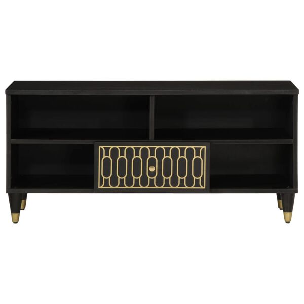 vidaXL TV-benk 100x33x46 cm heltre mango