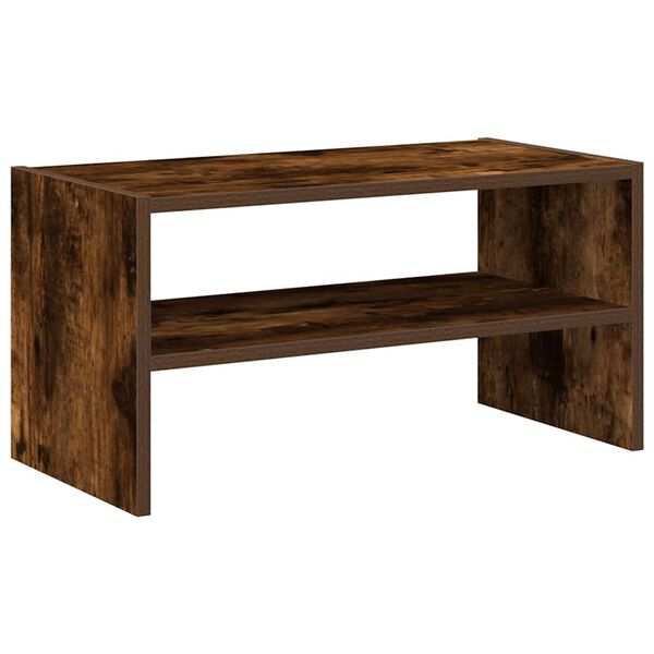 vidaXL Skostativ stablebar r&oslash;kt eik 60x30x30,5 cm