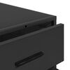 vidaXL Kommode svart 70x41x70 cm konstruert tre
