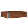 vidaXL Plantekasse brun 80x60 cm heltre furu