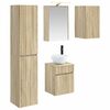 vidaXL Baderomsskapsett 5 pcs Sonoma eik 43 x 16 x 62,5 cm