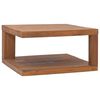 vidaXL Salongbord 65x65x33 cm heltre teak