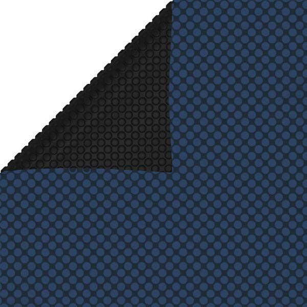 vidaXL Flytende solarduk til basseng PE 975x488 cm svart og blå