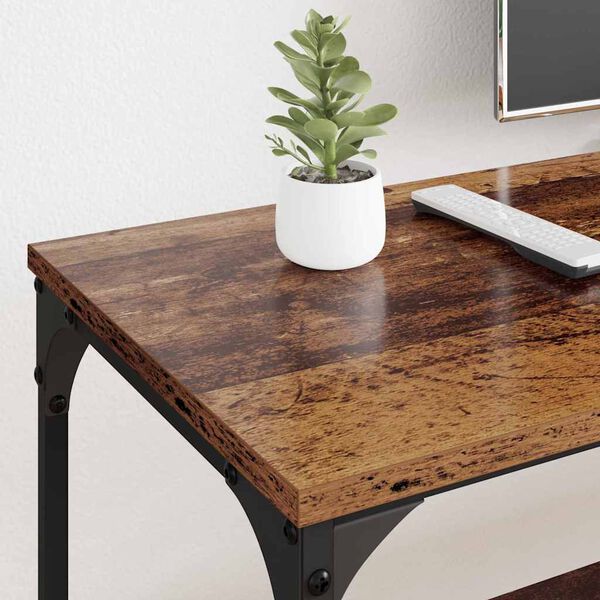 vidaXL TV-skap Gamle tre 201 x 35 x 45 cm Ingeni&oslash;rtre og jern