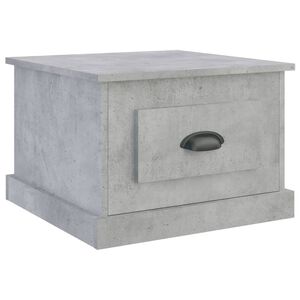 vidaXL Salongbord betonggr&aring; 50x50x35 cm konstruert tre