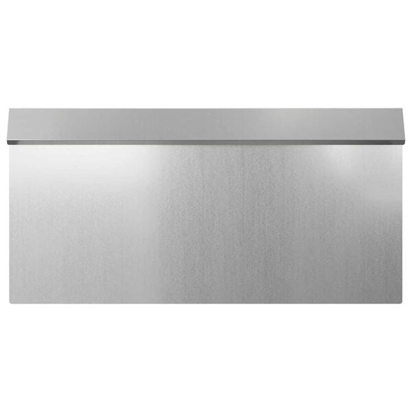 vidaXL Sneglenett 4 pcs s&oslash;lv 50 x 3,5 x 25 cm Galvanisert St&aring;l