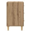 vidaXL Nattbordskap Artisan Eik 40 x 40 x 66 cm Konstruert tre