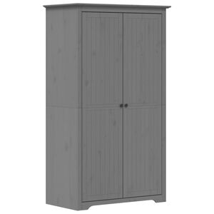 vidaXL Garderobe BODO grå 99x53,5x173 cm heltre furu