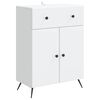 vidaXL Serviesskap med skuff Hvit 66 x 34,5 x 90 cm Konstruert tre