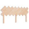 vidaXL Sengegavl 159,5x3x80,5 cm heltre furu