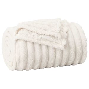 vidaXL Teppe Krem 150 x 130 cm 0.45 kg Fleece