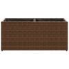 vidaXL Plantekasser med 2 potter 2 stk brun 72x30x32 cm polyrotting