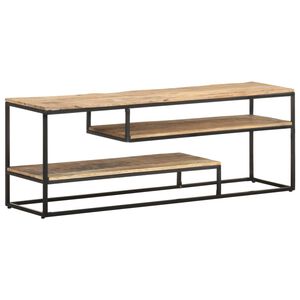 vidaXL TV-benk 130x30x45 cm grovt mangotre