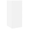 vidaXL Sidebord med hylle svart 25,5x27x60 cm