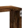 vidaXL Vegghylle røkt eik 167,5x18x68 cm konstruert tre