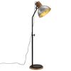 vidaXL Gulvlampe 25 W vintage s&oslash;lv 30x30x100-150 cm E27