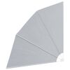 vidaXL Sammenleggbar sidemarkise for balkong gr&aring; 210x210 cm