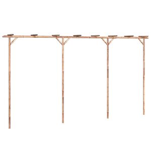vidaXL Pergola bambus 385x40x205 cm