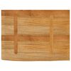vidaXL Bordplate 80x60x2,5 cm naturlig kant heltre mango