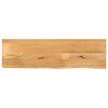 vidaXL Bordplate med naturlig kant 120x30x2,5 cm heltre mango