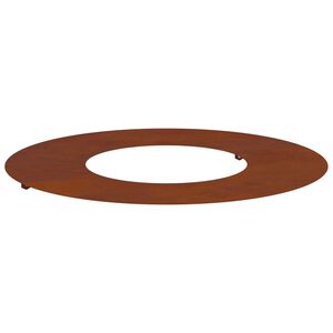 vidaXL passende for Flat Tre Ring Brun &Oslash;30 / 60 cm Cortenst&aring;l