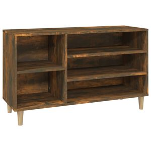 vidaXL Skoskap r&oslash;kt eik 102x36x60 cm konstruert tre