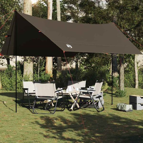 vidaXL Campingpresenning brun 462x306x211 cm vanntett