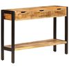 vidaXL Skjenk med 3 skuffer 110x35x75 cm heltre mango