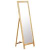 vidaXL Frittst&aring;ende speil 48x46,5x150 cm heltre eik