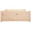 vidaXL Hundeseng 95,5x65,5x28 cm heltre furu