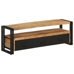 vidaXL TV-benk 120x30x40 cm heltre mango