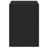 vidaXL Nattbord Svart 40 x 35 x 50 cm Konstruert tre