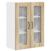 vidaXL Vegghylle PORTO Sonoma eik 60 x 31 x 80 cm Konstruert tre