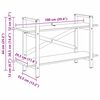 vidaXL Bokhylle Gamle tre 100 x 33,5 x 64 cm Konstruert tre