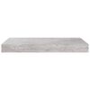 vidaXL Flytende vegghyller 4 stk betonggrå 40x23x3,8 cm MDF