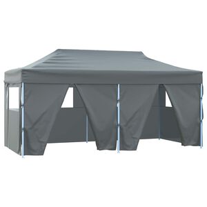vidaXL Partytelt 291 x 580 x 315 cm Antrasitt Oxford Stoff