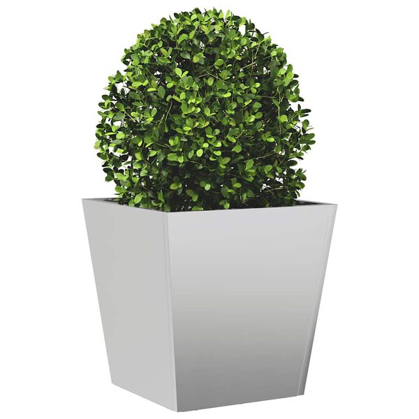 vidaXL Plantekasse 40x40x40 cm galvanisert st&aring;l