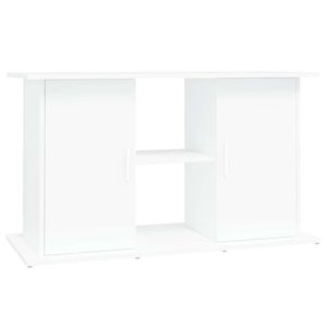 vidaXL Akvariumstativ hvit 101x41x58 cm konstruert tre